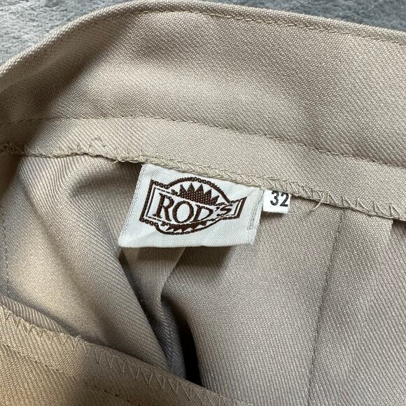 Vintage Rod's Southern Side Zip Ranchwear Western Pants Women’s Size 32 Beige - Picture 5 of 7